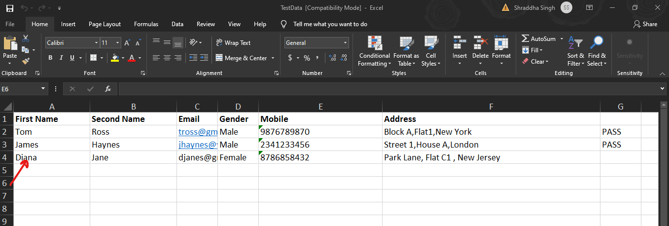 Read Write Data from Excel in Selenium with Example Apache POI